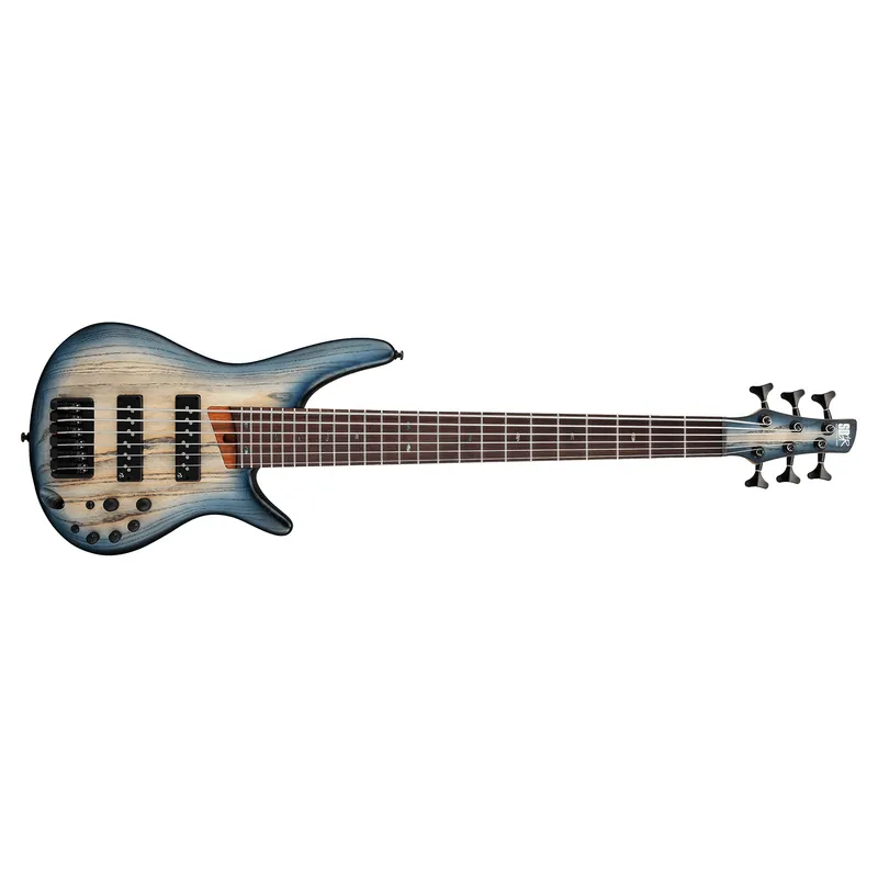 Limited Time Ibanez SR606E SR Series 6-String Bass, Rosewood Fretboard, Cosmic Blue Starburst Flat