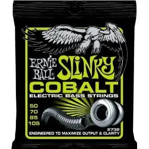 Ernie Ball 2732 Slinky Cobalt Electric Bass Strings (50-105) Top Pick