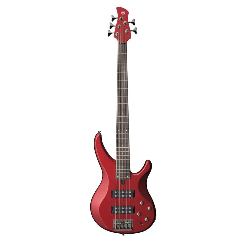 Yamaha TRBX305 5-String Electric Bass (Candy Apple Red) Warranty Included