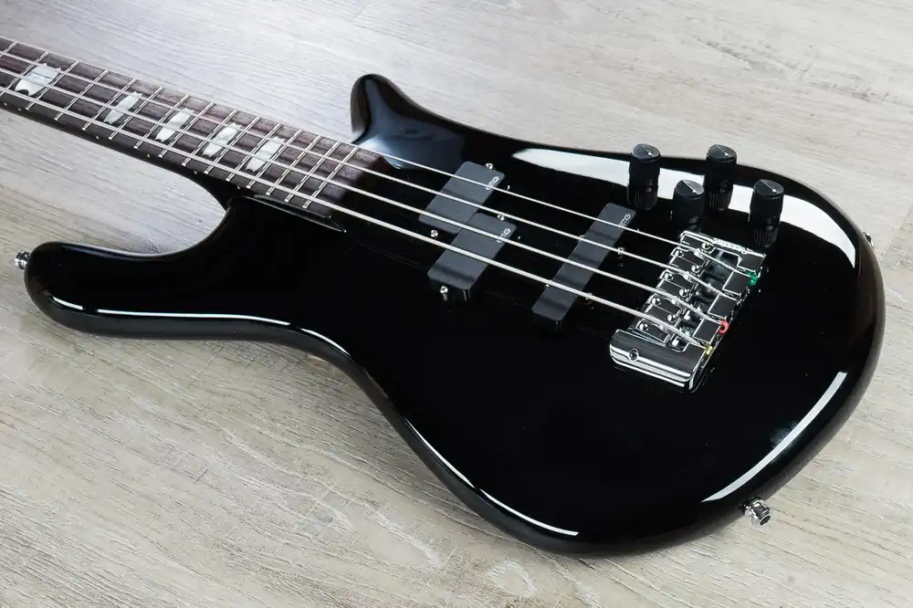 Spector Euro4BK 4-String Electric Bass, Rosewood Fingerboard, Gig Bag - Black Gloss Last Chance