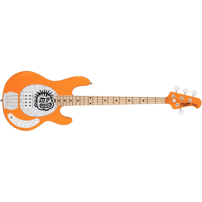 Sterling by Music Man Mike Herrera Artist Series StingRay Bass, Orange Creamsicle Fresh Stock