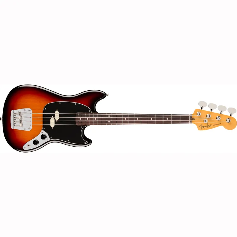 Limited Offer Fender American Professional Classic Mustang Bass, Rosewood Fretboard, 3-Color Sunburst