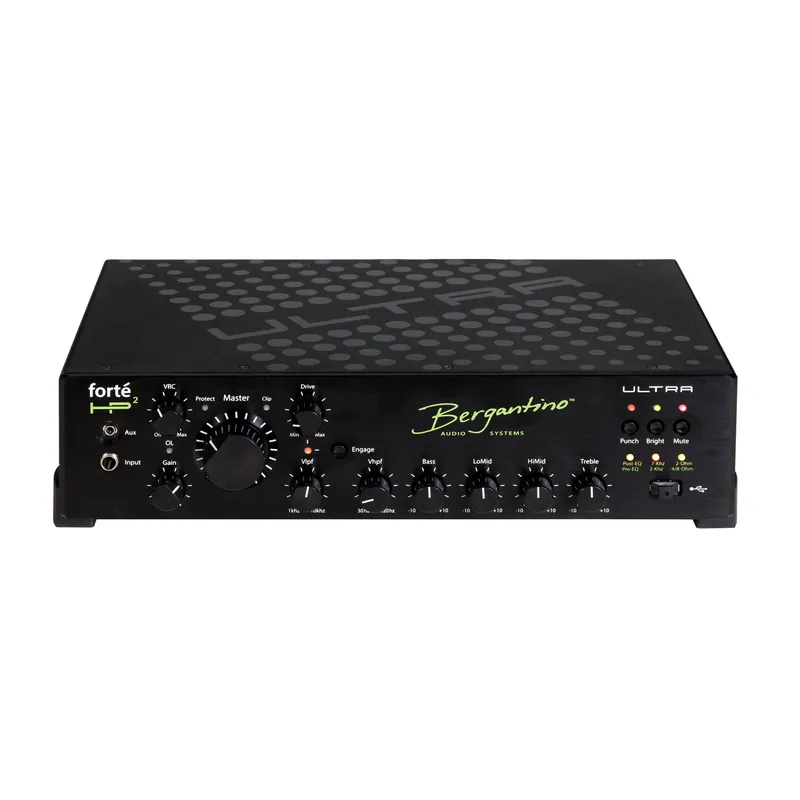 In Demand Bergantino Forte HP Ultra 2000-Watt Lightweight Bass Amp Head with Custom Output Transformer