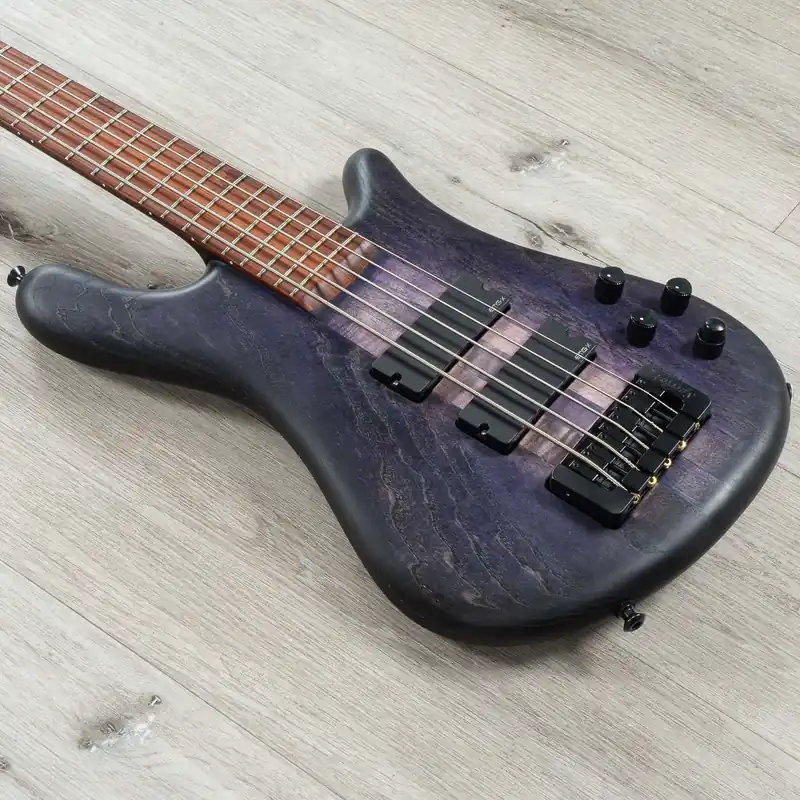 Spector USA NS-5 5-String Bass, Pau Ferro Fingerboard, Swamp Ash, Nightshade Matte Oil Time-Limited