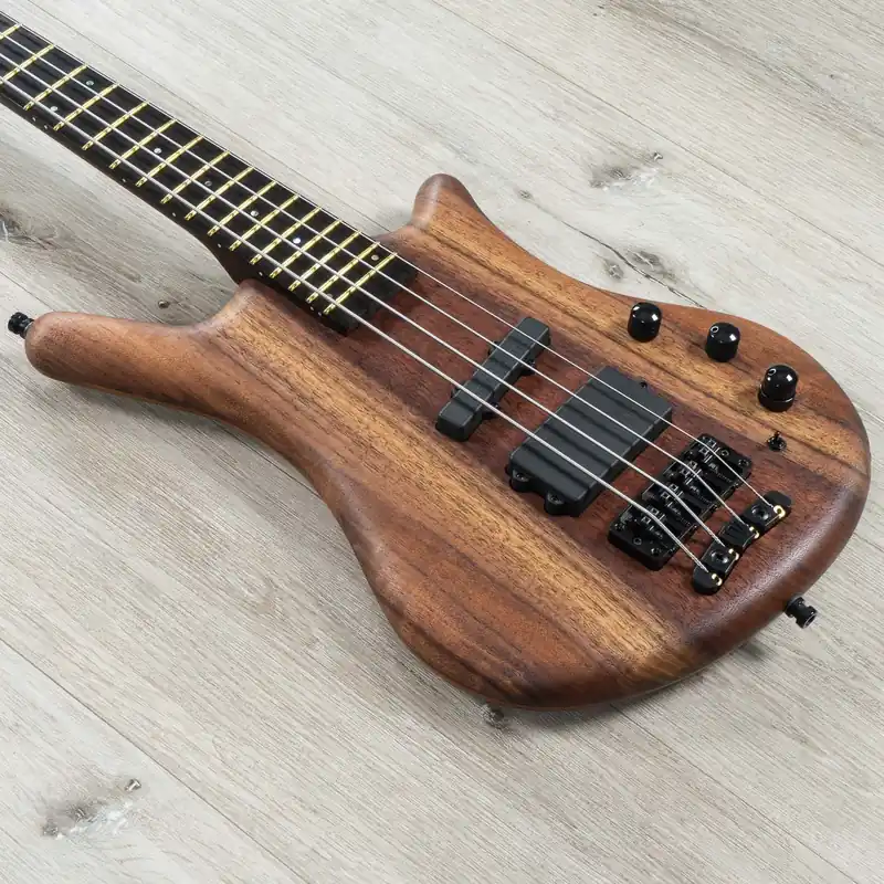 Warwick 2024 Limited Edition Teambuilt Thumb BO 4-String Bass, Figured Flamed Walnut, Natural Oil Free Delivery
