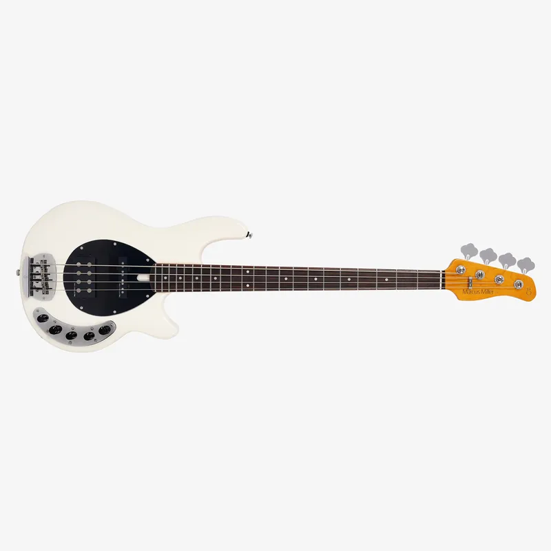Editor’s Pick Sire Marcus Miller Z7 4-String Bass, Ebony Fretboard, Antique White