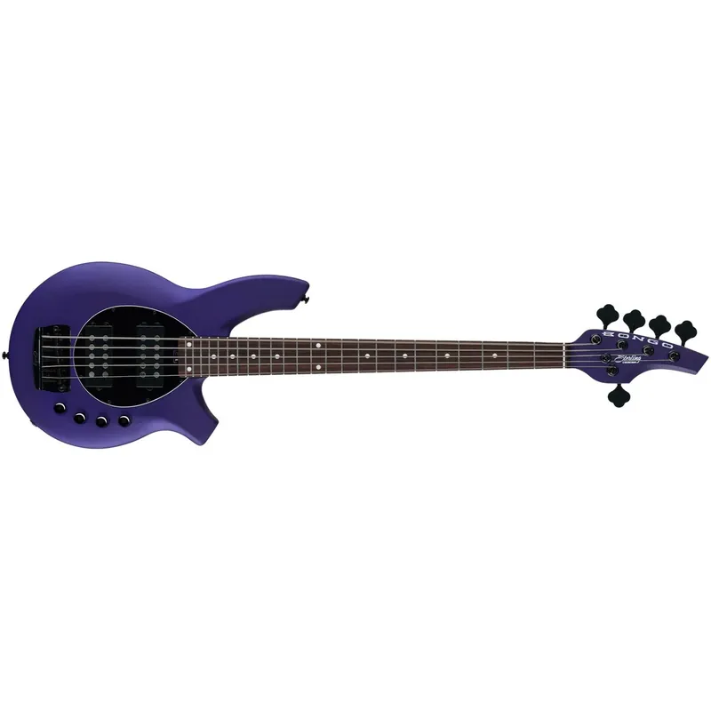 Best Choice Sterling by Music Man Bongo 5 5-String Bass, Rosewood Fretboard, Firemist Purple Satin