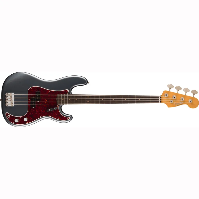Fender Limited Edition Vintera II Road Worn '60s Precision Bass, Rosewood Fretboard, Charcoal Frost Metallic Special Discount