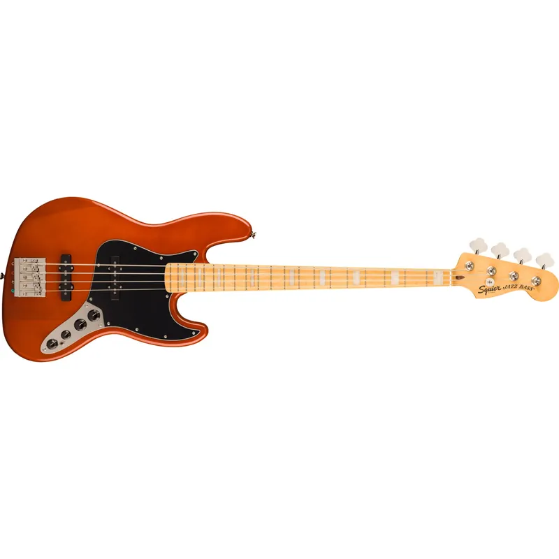 Squier Classic Vibe Active '70s Jazz Bass, Maple Fingerboard, Mocha Genuine