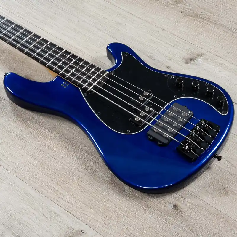 Low Price Sandberg California VM-5 5-String Bass, Ebony Fretboard, San Remo Blue High Gloss