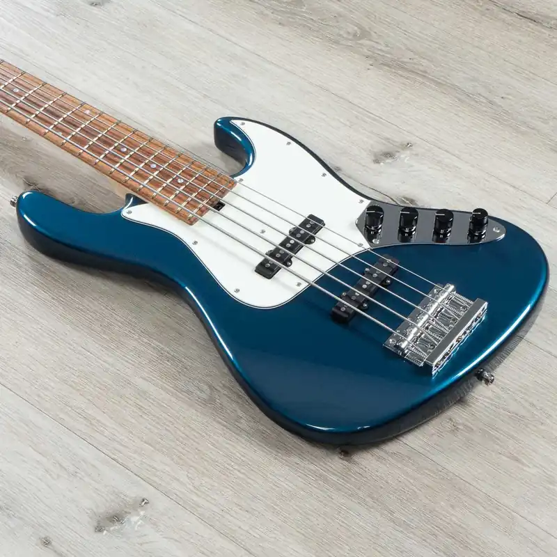 Sadowsky MetroLine 21-Fret Vintage J/J 5-String Bass, Morado Fingerboard, Dark Lake Placid Blue Metallic High Polish Limited Time