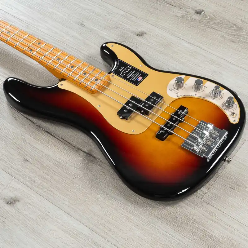 Express Delivery Fender American Ultra II Precision Bass, Maple Fingerboard, Ultraburst