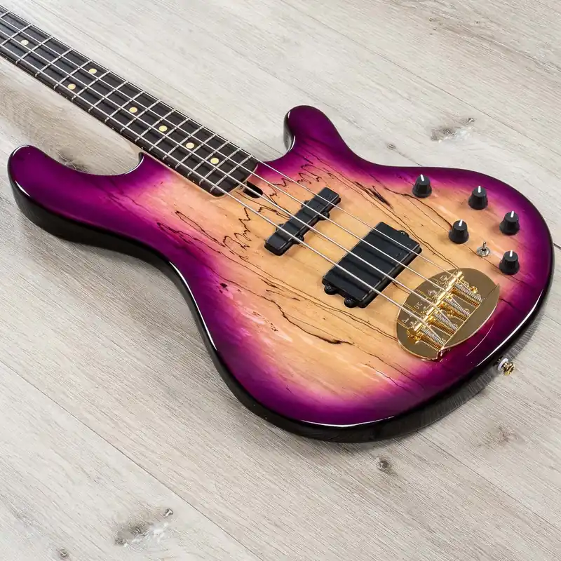 Lakland Skyline 44-02 Deluxe Bass, Rosewood Fretboard, Spalted Violet Burst In Demand