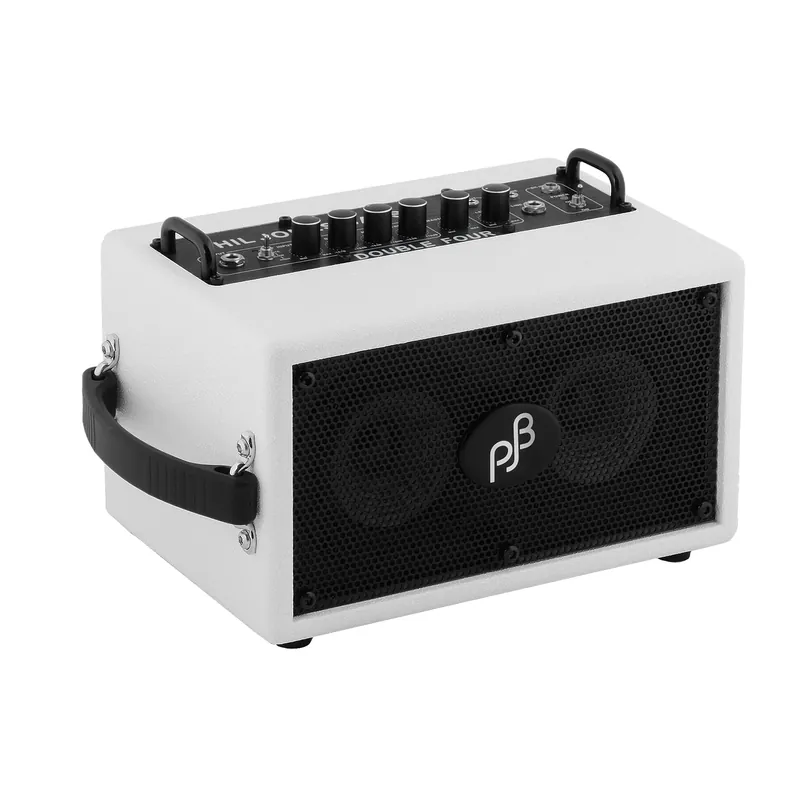 Hot Deal PJB Phil Jones BG-80W Double 4 Plus 90-Watt 2x4Bass Combo Amp with Bluetooth, White