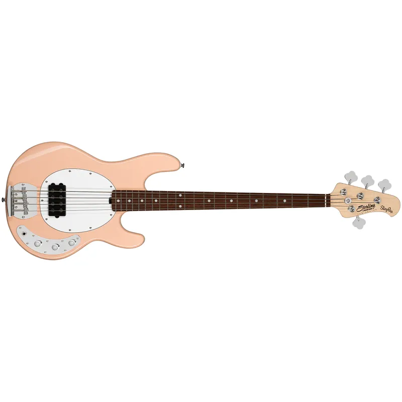 Order Now Sterling by Music Man StingRay 4 RAY4 Bass, Jatoba Fretboard, Pueblo Pink
