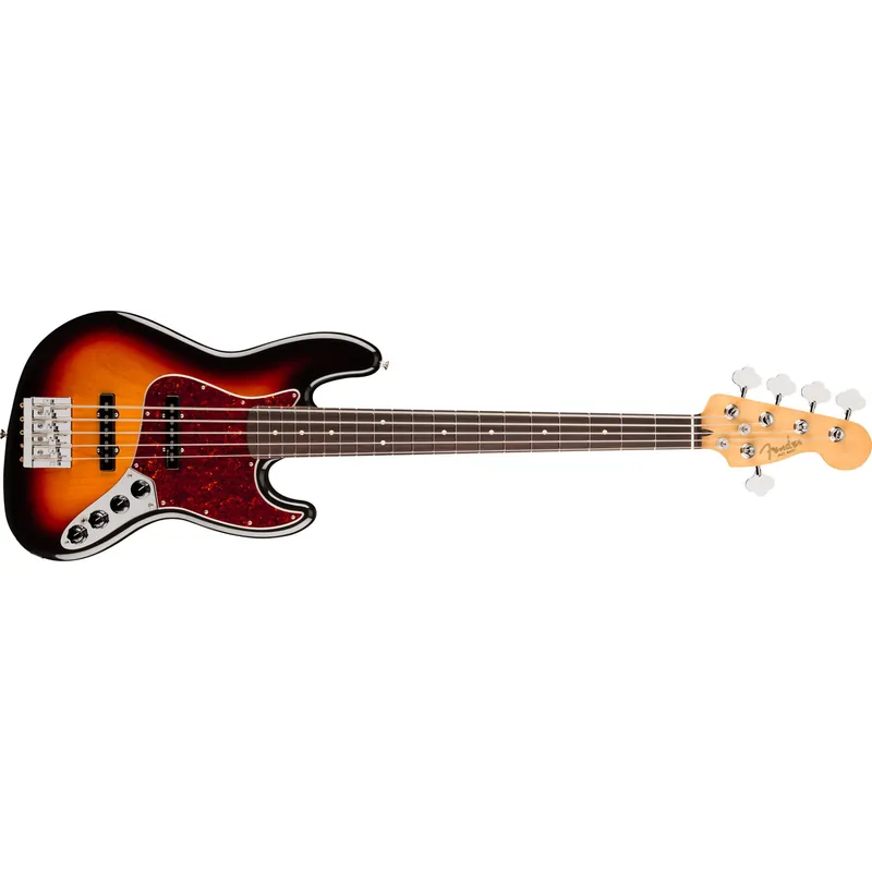 Fender Player II Modified Active Jazz Bass V 5-String Bass, Rosewood Fretboard, 3-Color Sunburst Holiday Sale