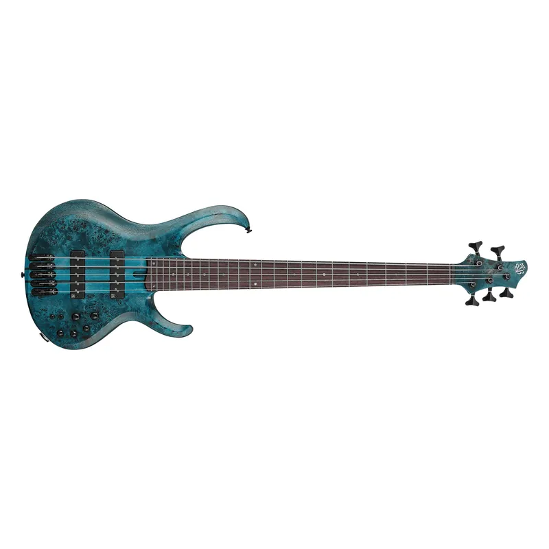 Ibanez BTB945 BTB Bass Workshop 5-String Bass, Nordstrand Pickups, Cosmic Blue Low Gloss Latest