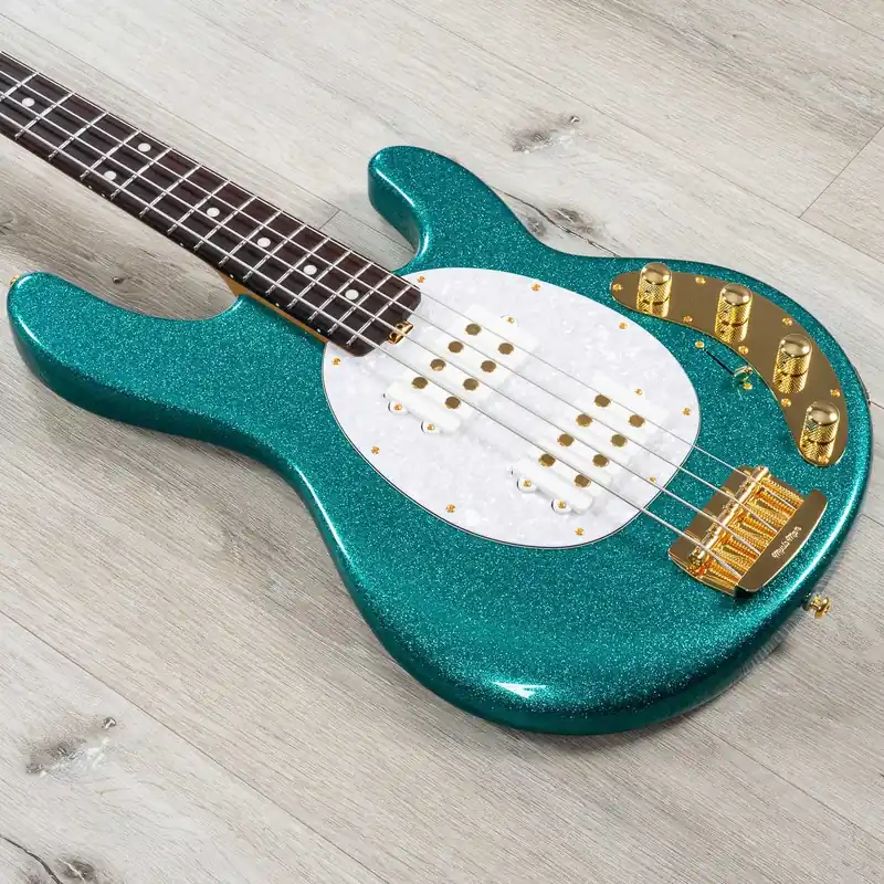 Ernie Ball Music Man StingRay Special HH Bass, Rosewood Fretboard, Ocean Sparkle Popular