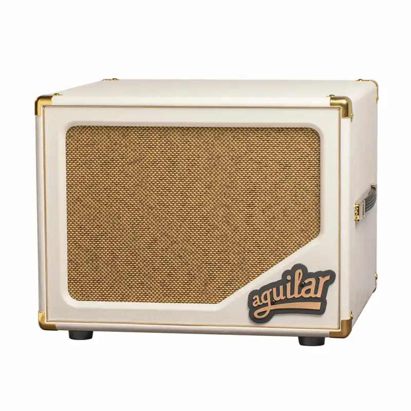 Holiday Sale Aguilar 30th Anniversary Edition SL 112 1x12Lightweight Bass Speaker Cabinet, Pearl & Gold