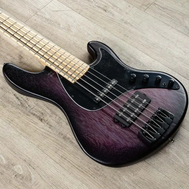 Fresh Stock Sandberg TM-5 Super Light 5-String Bass, Violet Burst, Paulownia Body, Maple Fretboard