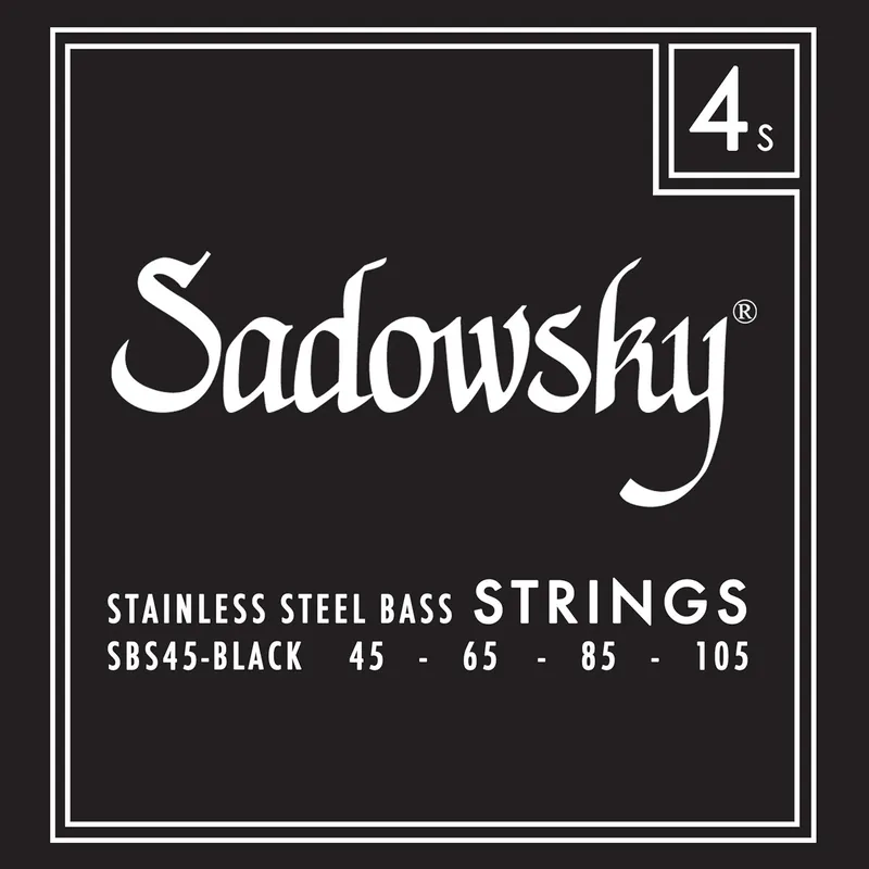 Sadowsky Black Label Bass String Set, Stainless Steel, 4-String, 045-105 Top Rated