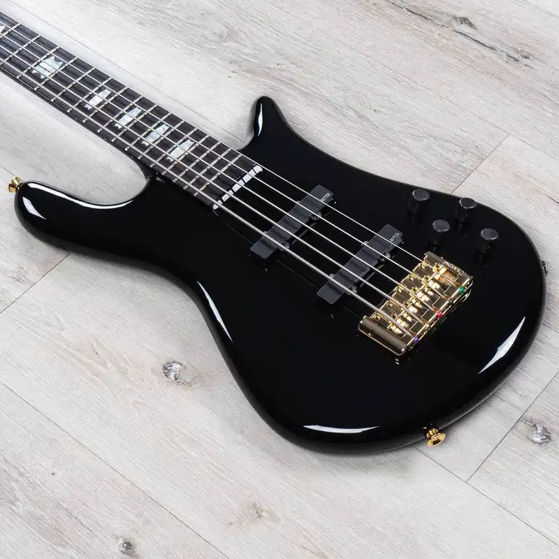 Spector Euro 5 Classic 5-String Bass, Rosewood Fretboard, Solid Black Gloss Next Day Delivery