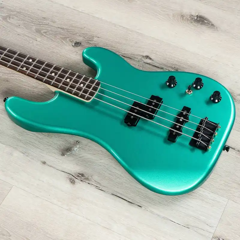 Super Sale Fender Boxer Series PJ Bass, Rosewood Fingerboard, Sherwood Green Metallic