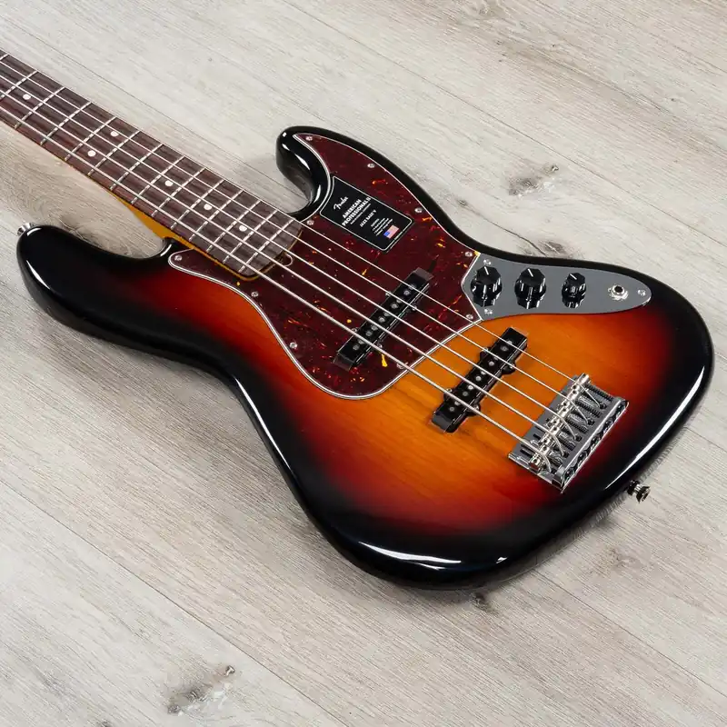 Free Returns Fender American Professional II Jazz Bass V 5-String, Rosewood Fingerboard, 3-Color Sunburst