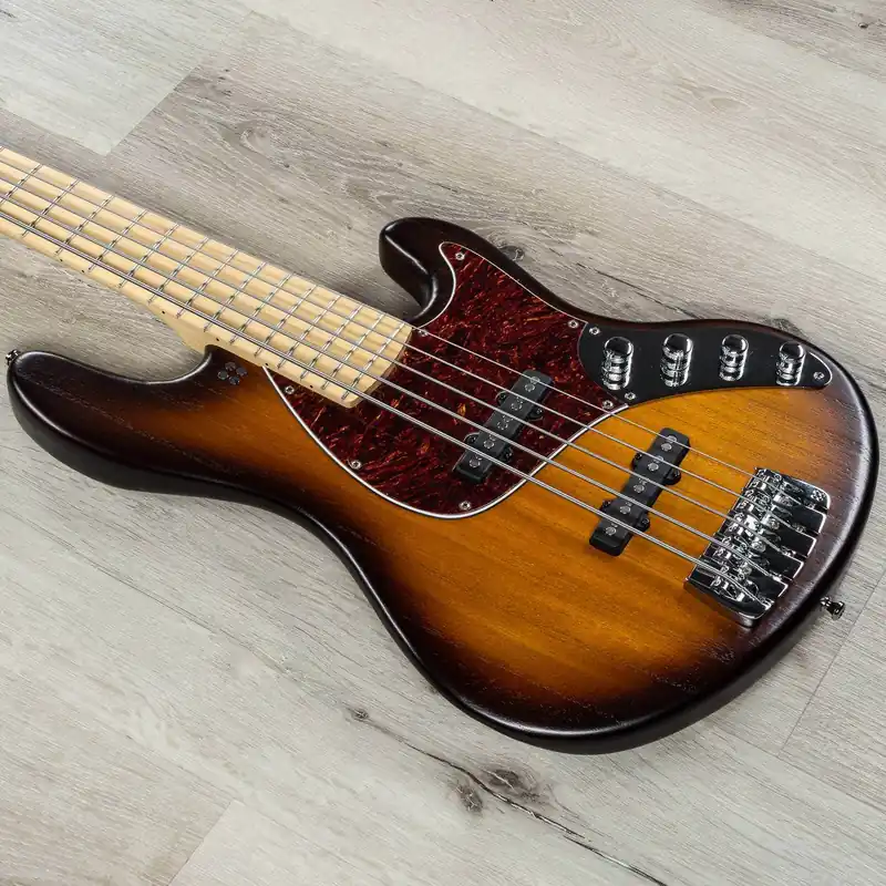 Latest Sandberg California TT-5 Super Light Active/Passive 5-String Bass, Tobacco Sunburst