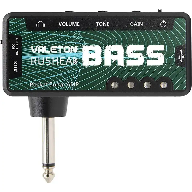 Handmade Valeton Rushead Bass Mini Bass Guitar Headphone Amplifier w/ Effects