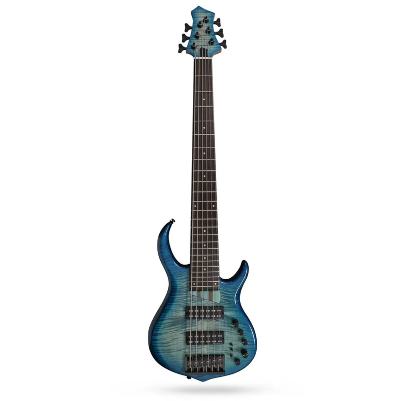 Sire Marcus Miller M7 2nd Gen 6-String Bass, Rosewood Fretboard, TBL Trans Blue Express Delivery