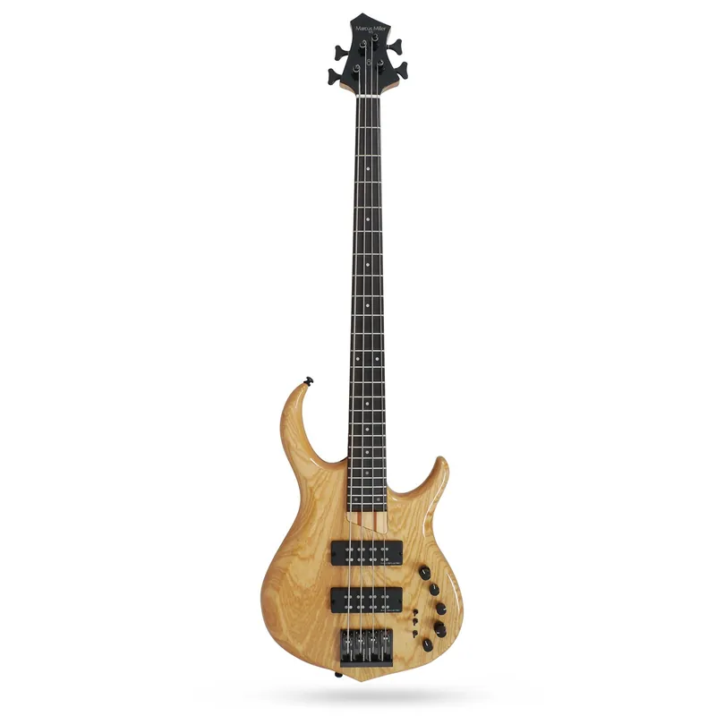 Mega Sale Sire Marcus Miller M5 4-String Bass Guitar, Ebony Fretboard, Natural