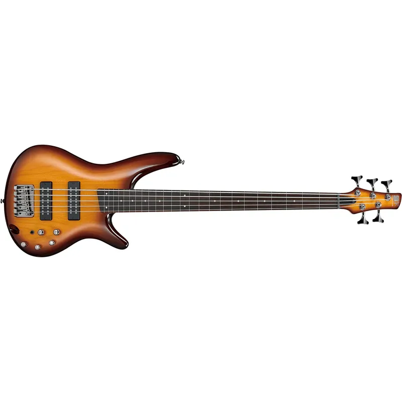 Ibanez SR375EF 5-String Fretless Bass, Jatoba Fretboard, BBT Brown Burst Luxury
