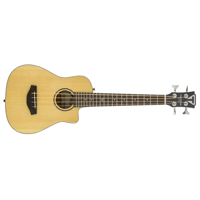 Order Now Traveler Guitar Redlands Mini Bass Compact Acoustic Bass Guitar w/ Gig Bag, Spruce