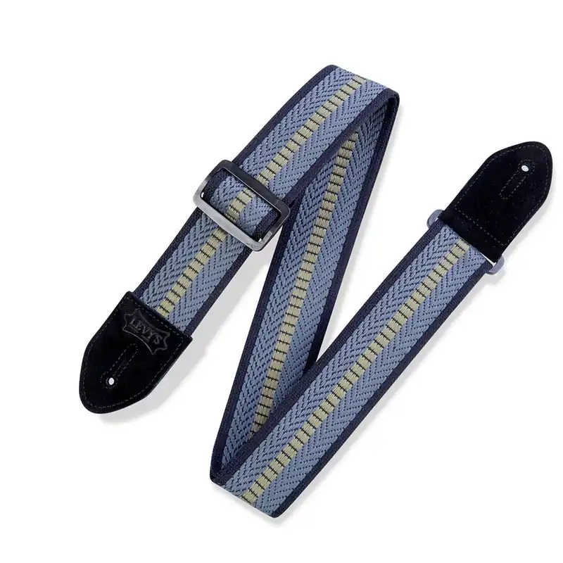 Levy's Leathers MC8VIN-001 Print Series 2'' Pelham Weave Guitar Bass Strap Luxury