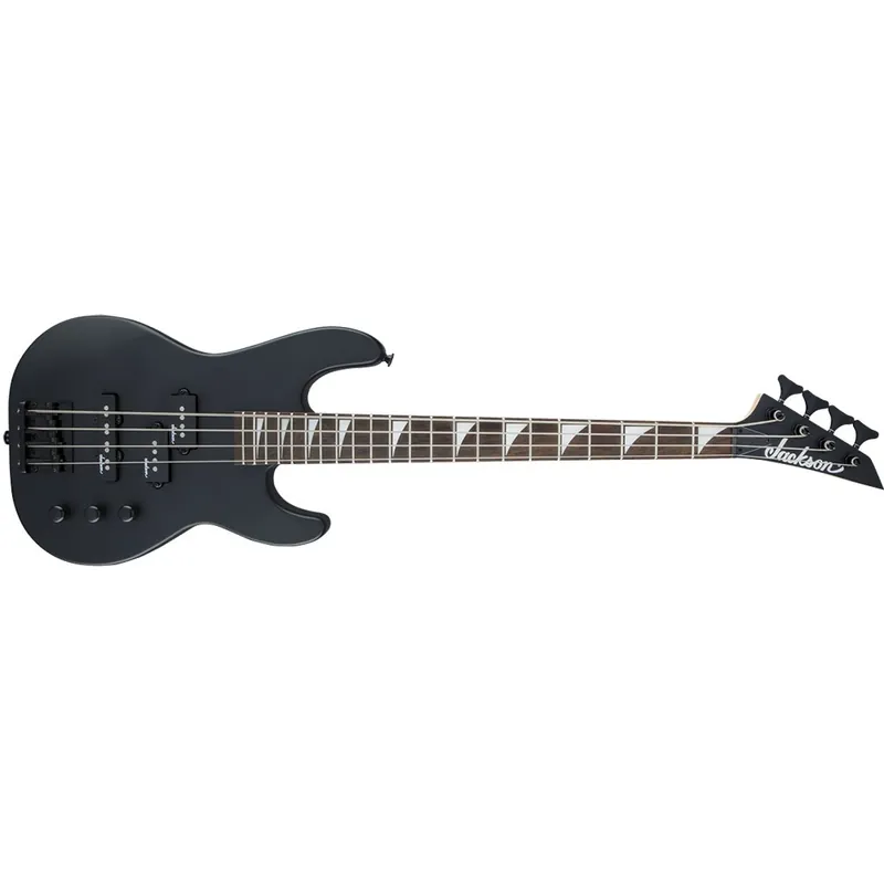 Jackson JS Series Concert Bass Minion JS1X Bass Guitar, Amaranth Fingerboard, Satin Black Final Sale