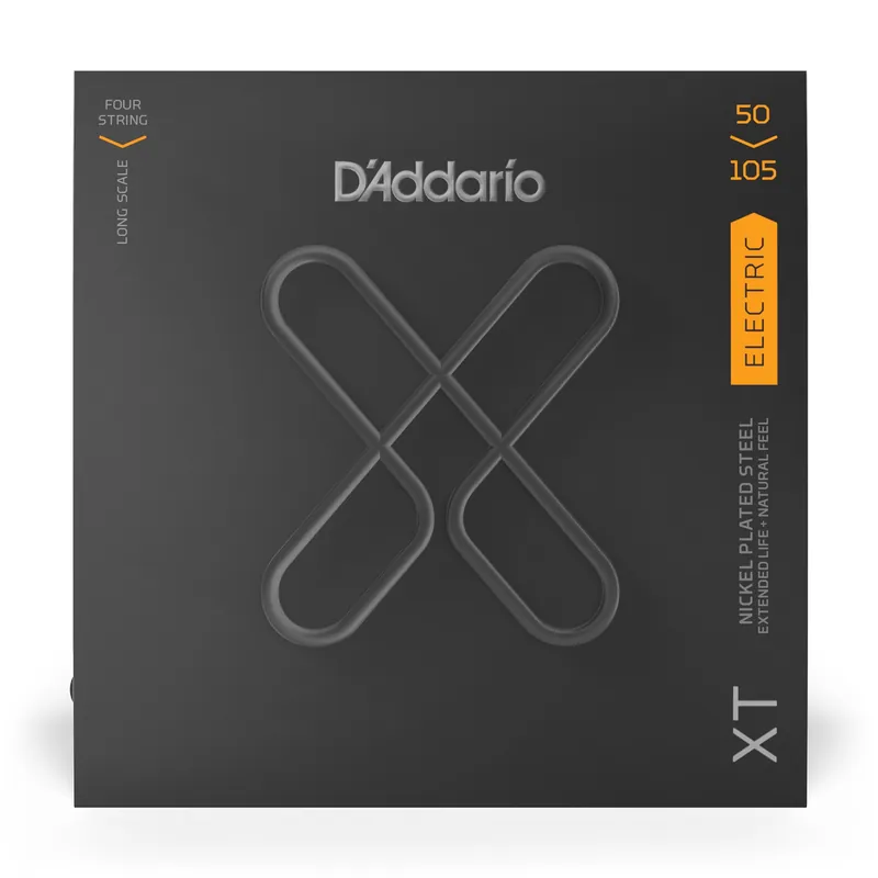 Weekend Sale 3-PACK of D'Addario XTB50105 XT Series Bass Guitar Strings, Long Scale, 50-105