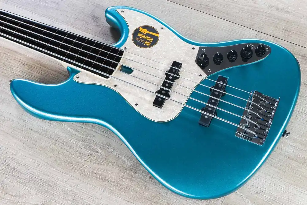 Sire Marcus Miller V7 2nd Gen Bass Guitar, Alder, 5-String, Fretless, LPB Lake Placid Blue In Demand