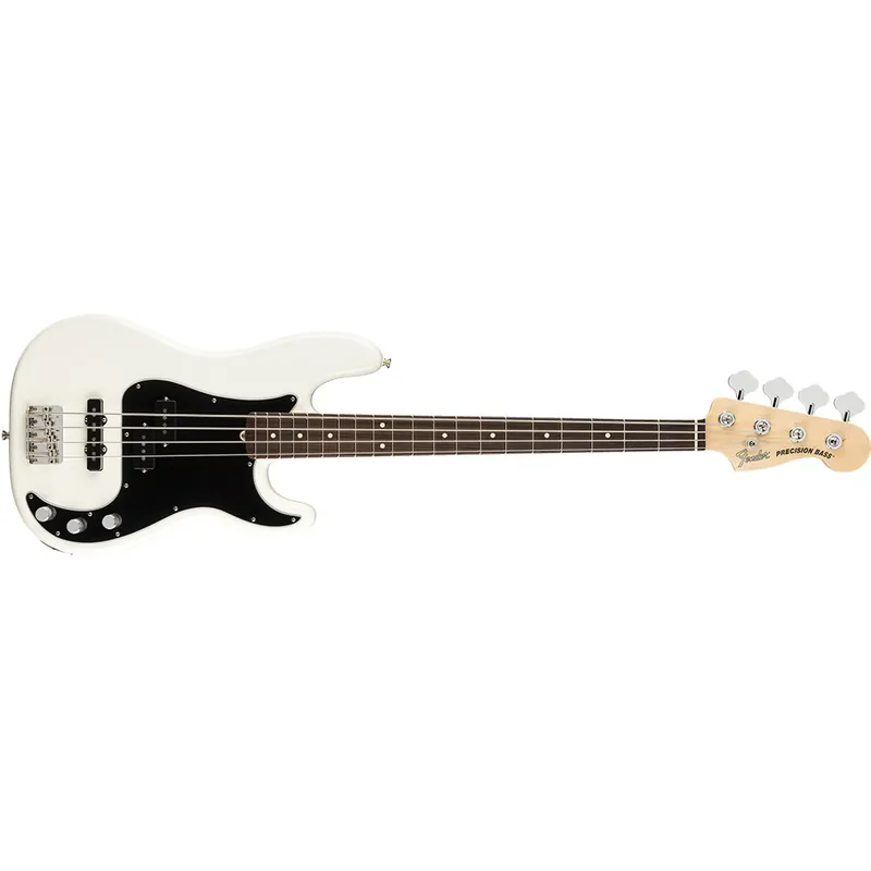 Super Sale Fender American Performer Precision Bass P-Bass, Rosewood Fingerboard, Arctic White