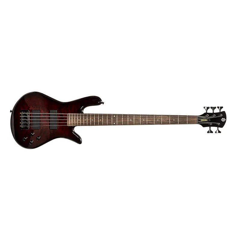 Spector Basses LG5CLSAMBC Legend 5 Classic 5-String Bass Guitar, Black Cherry Gloss Money Back Guarantee