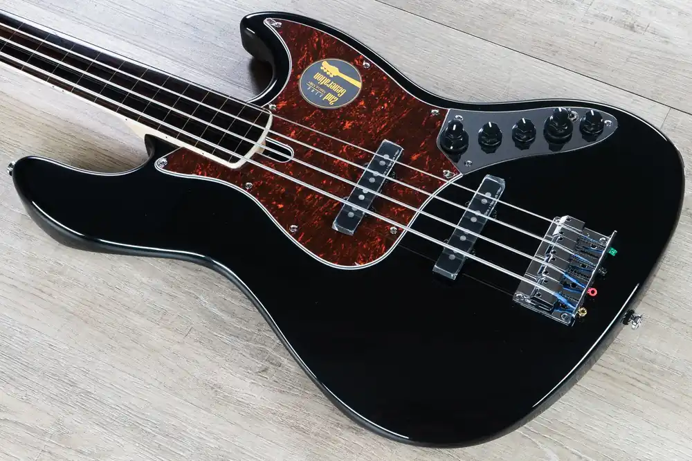 Sire Marcus Miller V7 2nd Gen Bass Guitar, Fretless, 4-String, BK, Black Editor’s Pick