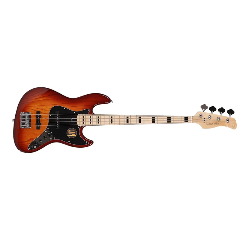 Best Seller Sire Marcus Miller V7 Vintage 2nd Gen Bass Guitar, 4-String, Swamp Ash, TS, Tobacco Sunburst