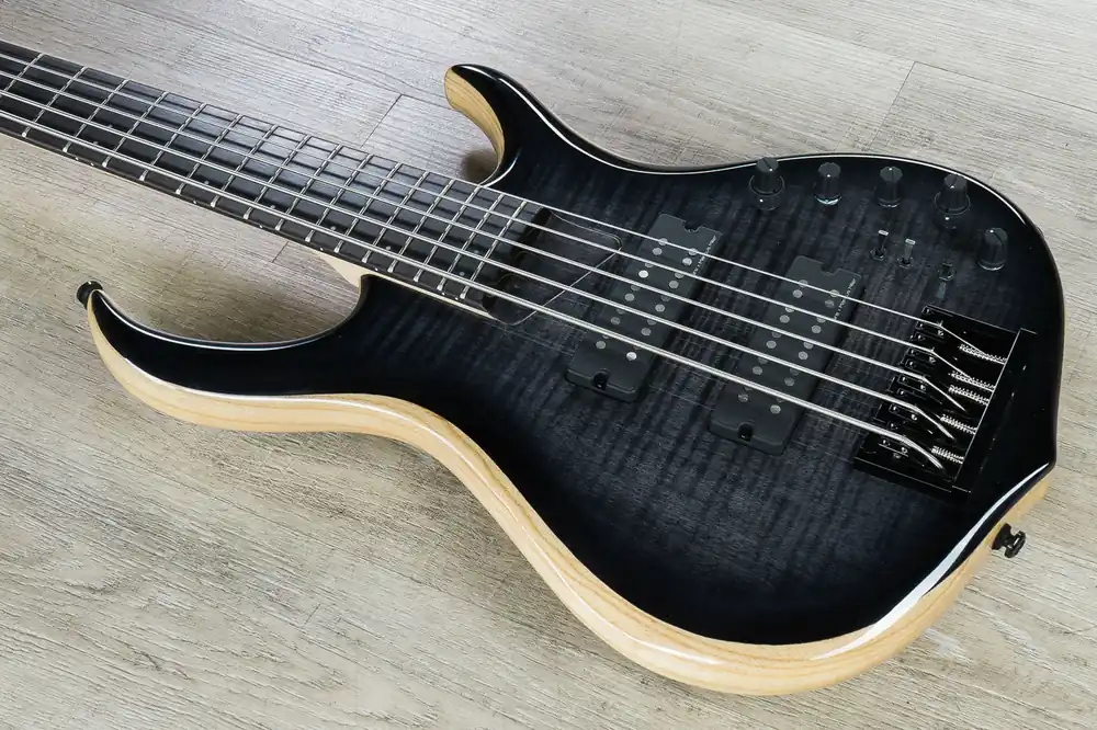 Sire Marcus Miller M7 5-String 2nd Gen Bass, Swamp Ash Body, TBK, Transparent Black No Minimum Order
