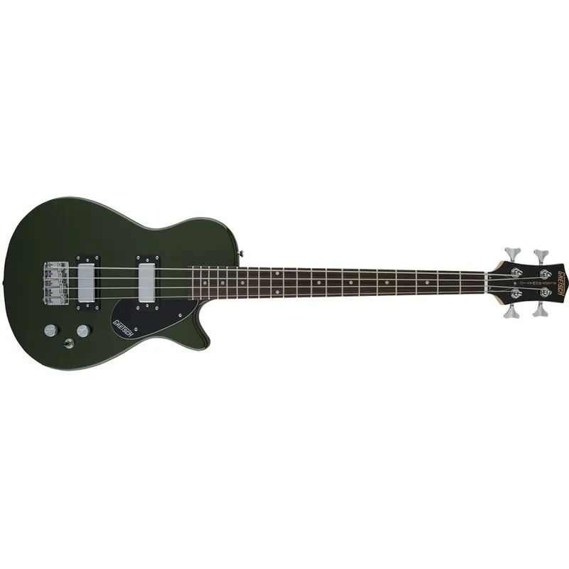 Professional Grade Gretsch G2220 Electromatic Junior Jet Electric Bass II Short-Scale, Black Walnut Fingerboard - Torino Green