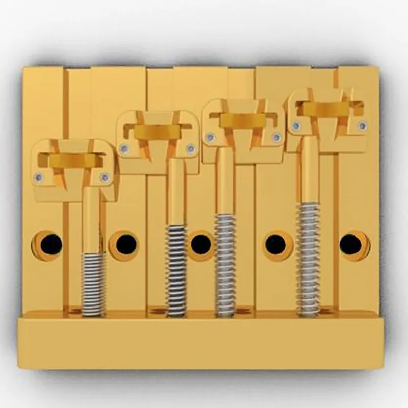 Today Only Hipshot 5K400G 4-String KickAss Bass Bridge, Gold