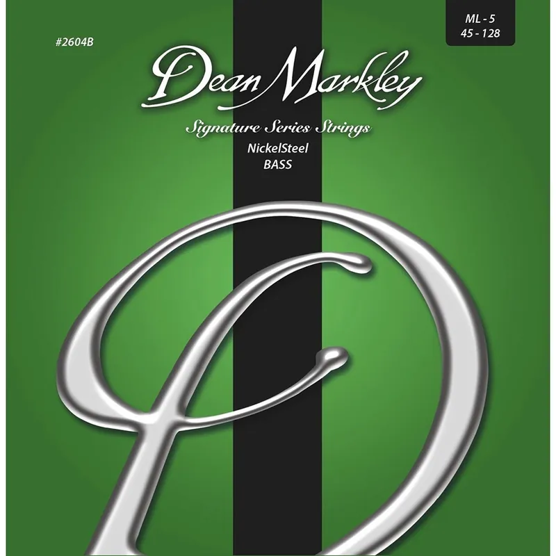 Dean Markley 2604B Signature Series Bass Guitar Strings, Medium Light, 5 String, 45-128 Bargain