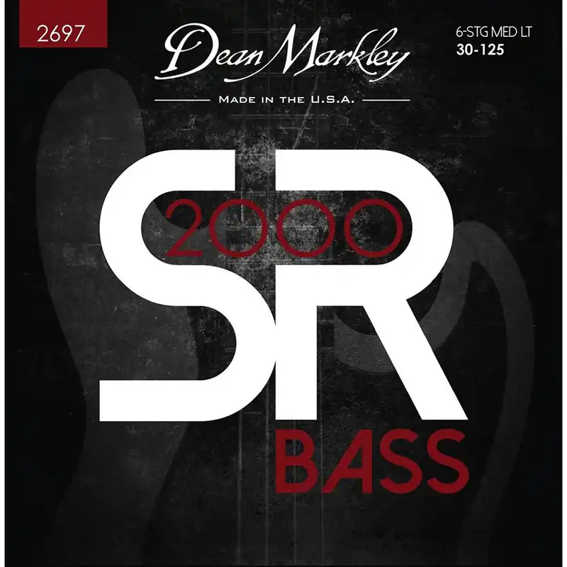 Bargain Dean Markley 2697 SR2000 Bass Guitar Strings, Medium Light, 6 String, 30-125
