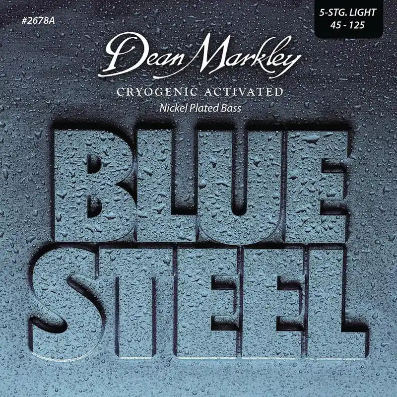 Money Back Guarantee Dean Markley 2678A Blue Steel NPS Bass Guitar Strings, Light, 5 String, 45-125