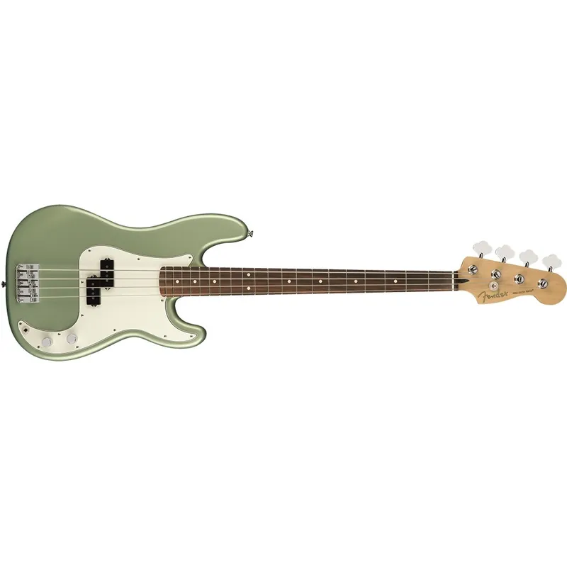 Fender Player Precision Electric Bass, Pau Ferro Fingerboard - Sage Green Metallic Discount