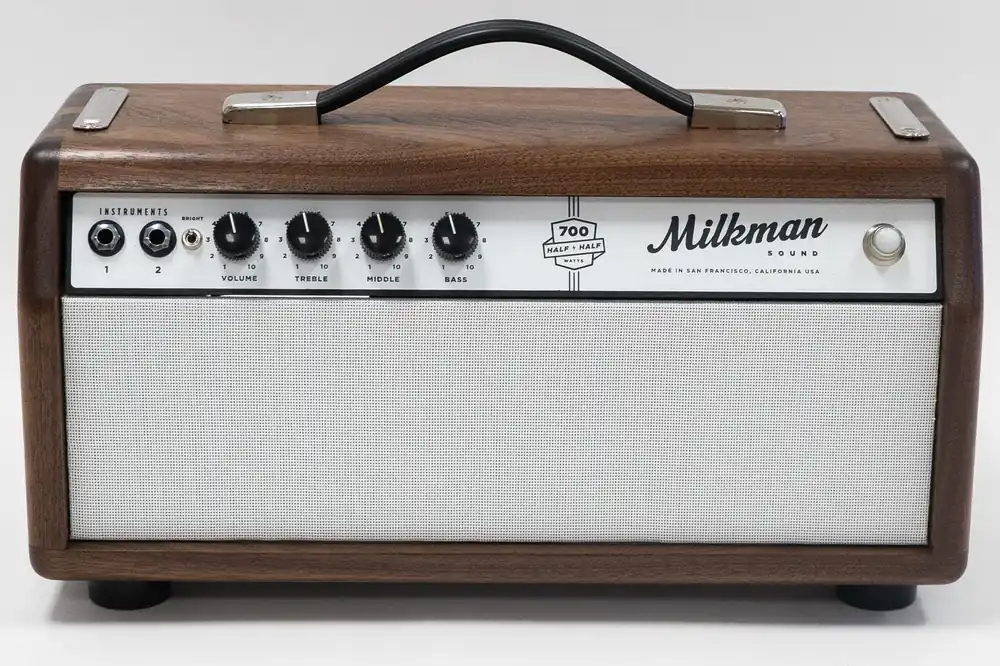 Milkman Sound 700W Bass Half and Half Amp Head, Full Moon Walnut Shop Now